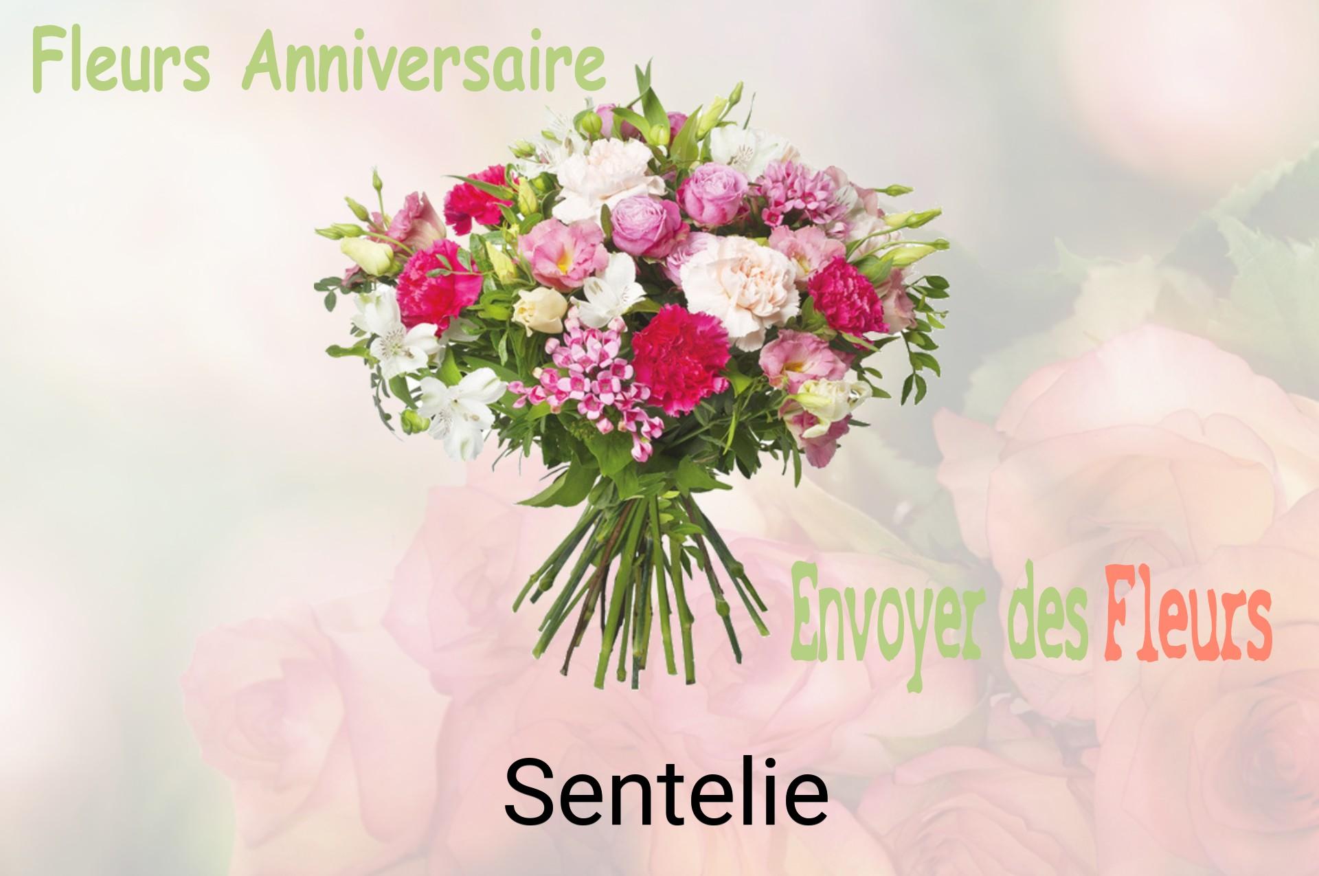 Bouquet de fleurs d’anniversaire livré à Sentelie